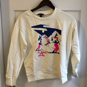 JCREW Ski crew sweatshirt